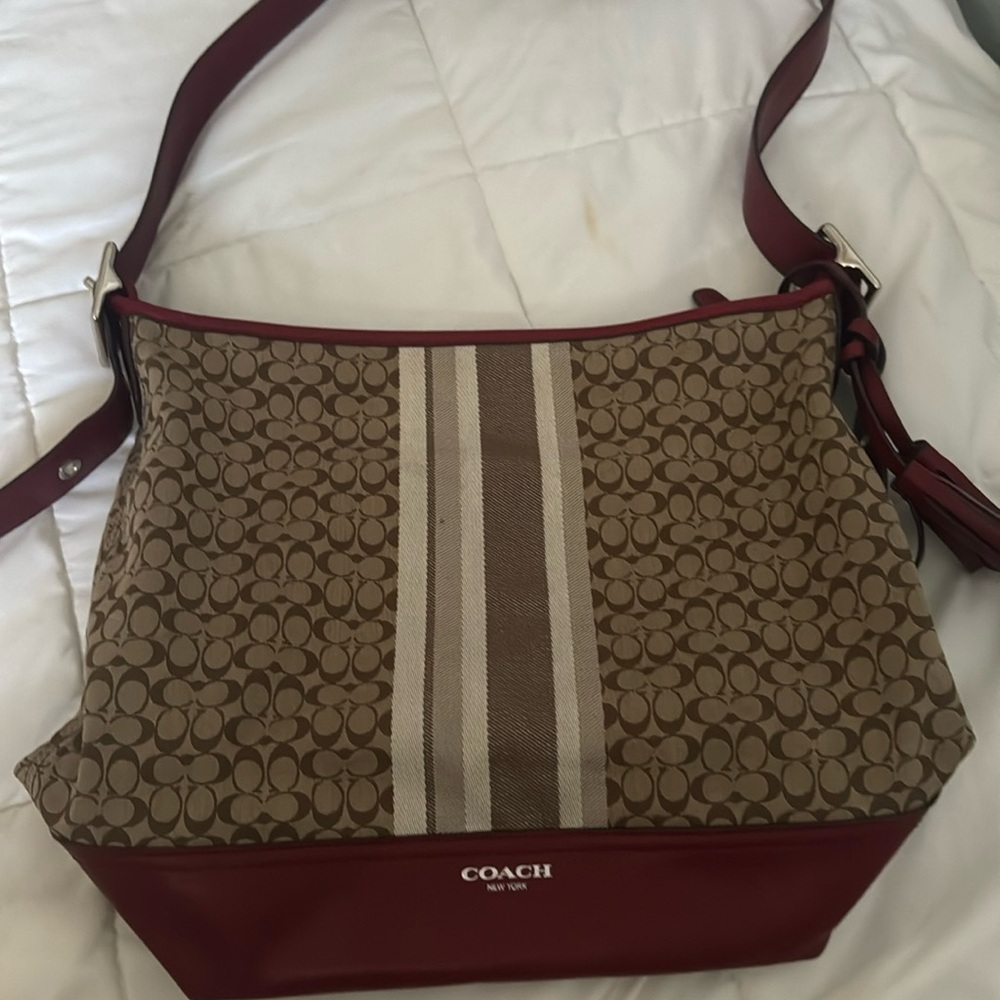 Red Coach Bag